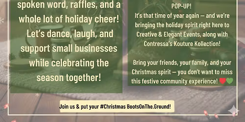 Xmas Boots On The Ground Market