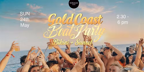 Gold Coast Boat Party Bikini + Sunset