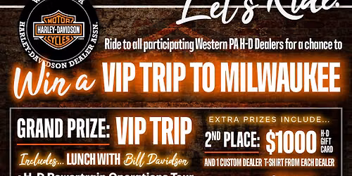 Brick To Brick Ride to New Castle Harley-Davidson