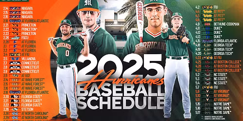 Miami Hurricanes at NC State Wolfpack Baseball