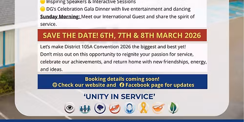 District 105A Convention 2026