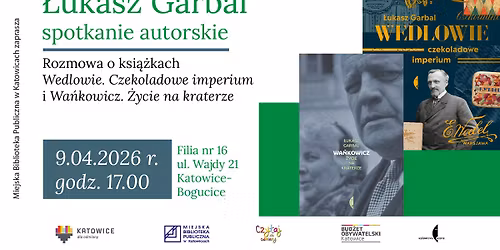 Spotkanie autorskie z \u0141ukaszem Garbalem