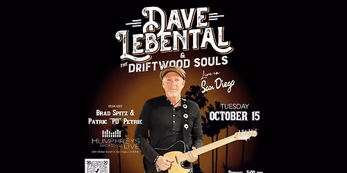 Dave Lebental at Humphreys Backstage Live