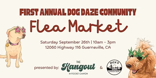 First Annual Dog Daze Community Flea Market