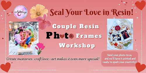 Couple Resin Photo Table Decor