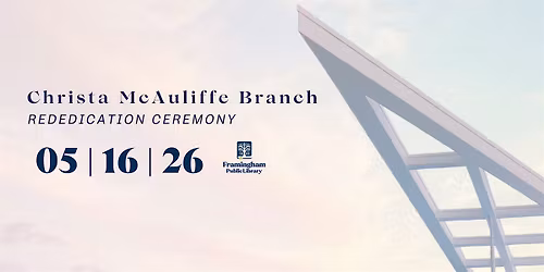 Christa McAuliffe Branch Rededication Ceremony