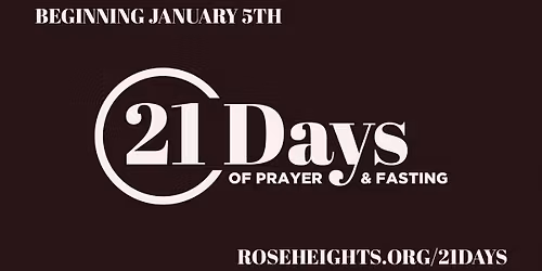 21 Days of Prayer & Fasting