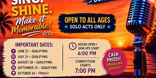 Memories Event Venue Summer Karaoke Competition