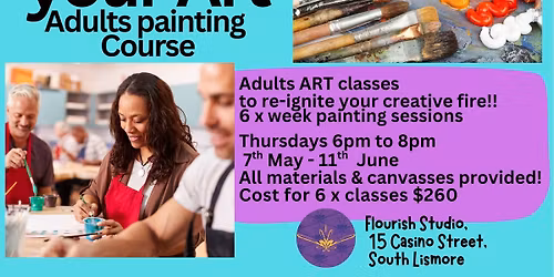 Re-stART your Art - Adults Painting Sessions