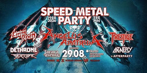 SPEED METAL PARTY 29.8. | Tavara-asema