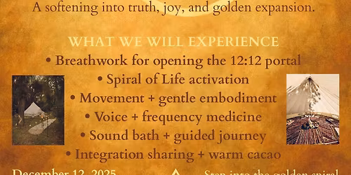 12:12 GOLDEN SPIRAL ACTIVATION: A Ceremony of Light, Alignment & Pure Portal Frequencies