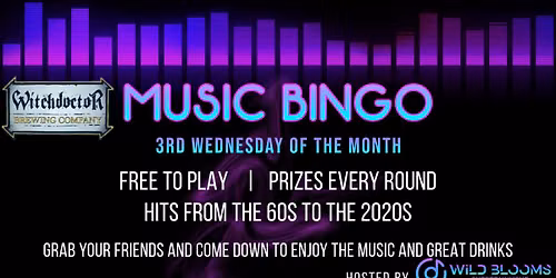 \ud83c\udfb6 Music Bingo at Witchdoctor Brewing Company\ud83c\udfb6