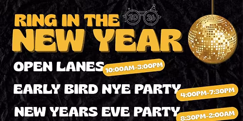 NYE at Clutch Lanes