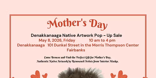 Second Friday Pop Up Sale at Denakkanaaga