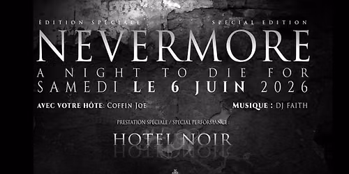Nevermore, a night to die for... — Cabaret Berlin