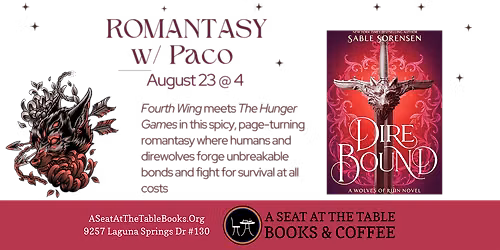 Romantasy Book Club w\/ Paco: Dire Bound