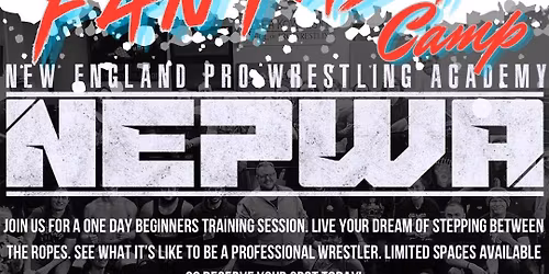 One Day Pro Wrestling Fantasy Camp - June 14th
