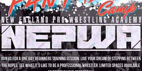One Day Pro Wrestling Fantasy Camp - June 14th