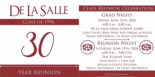 Class of 1996 Reunion Celebration