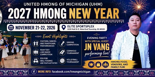 2026-2027 United Hmong of Michigan New Year - Volleyball