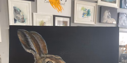 The Watchful Hare Acrylic Workshop