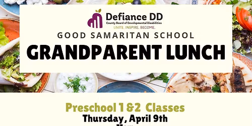 Good Samaritan School Grandparents Day Lunch: Primary 1and 2 and Intermediate 1 and 2