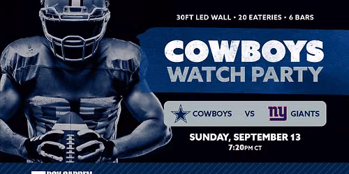Dallas Cowboys Season Opener