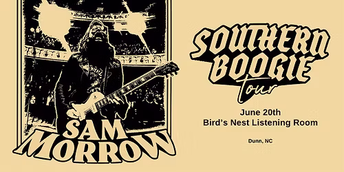 Sam Morrow at Bird's Nest Listening Room - Dunn NC