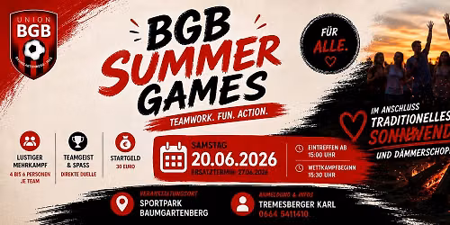 BGB Summer Games 2026 - Sonnwendfeuer mit D\u00e4mmerschoppen