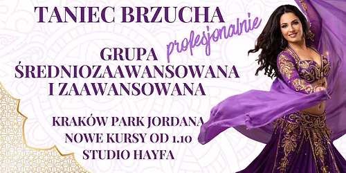 TANIEC BRZUCHA DLA TA\u0143CZ\u0104CYCYH | NOWE KURSY 3 POZIOMY | KRAK\u00d3W HAYFA | OD 1.X | BENEFIT MULTISPORT