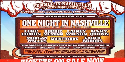 Summer In Nashville - Nottingham 2026