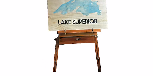 Minnesota Lake Painting at Fat Pants