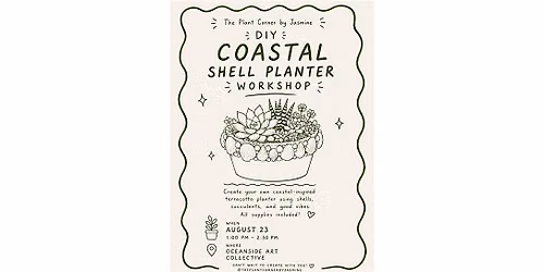 Coastal Shell Planter Workshop