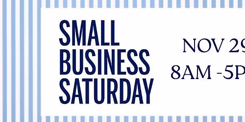 Small Business Saturday Weekend 
