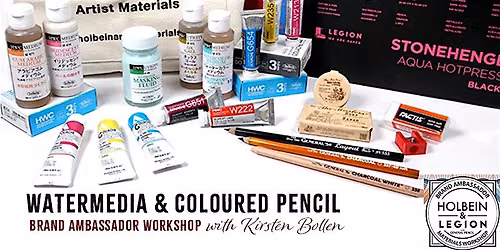 Watermedia & Coloured Pencil Brand Ambassador Workshop