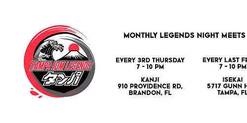 Tampa JDM Legends - Legends Night Meet at Kanji