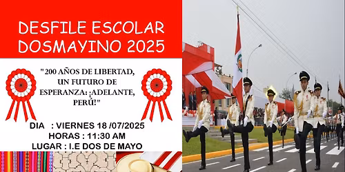 Desfile C\u00edvico Escolar 2025 