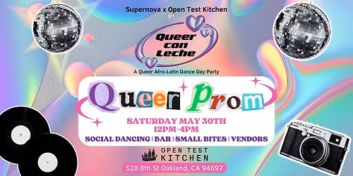 Queer Con Leche: A Queer Afro-Latin Dance Day Party
