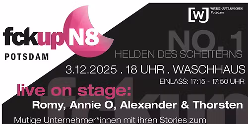 fckupN8 - Waschhaus Potsdam