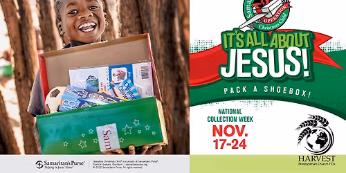 Operation Christmas Child collection week!
