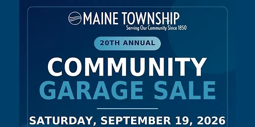 20th Annual Maine Township Community Garage Sale