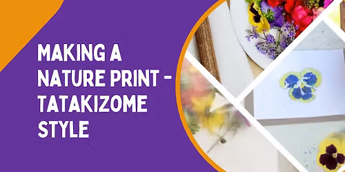 Making a Nature Print - Tatakizome Style