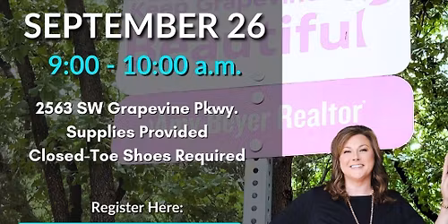 Keep Grapevine Beautiful: Happy to Help Saturday