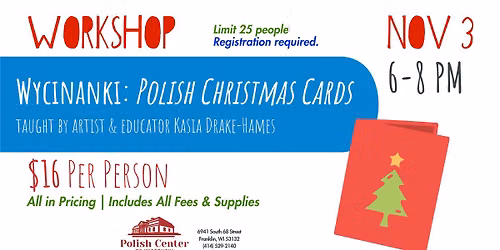 Folk Art Workshop: Polish Christmas Cards