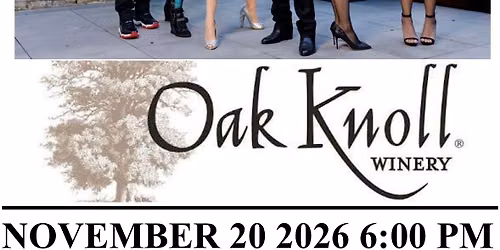 BAZ MOTO OAK KNOLL WINERY NOVEMBER 20 2026 6:00 PM