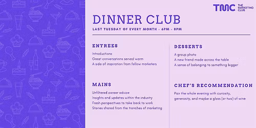 TMC Dinner Club - Adelaide