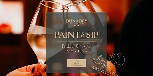  Spring Paint & Sip - Canvas Painting Experience