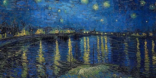 Sip & Paint Van Gogh's Starry Night Over The Rhone