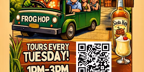 FROG HOP TOURS TO SIESTA KEY RUM DISTILLERY