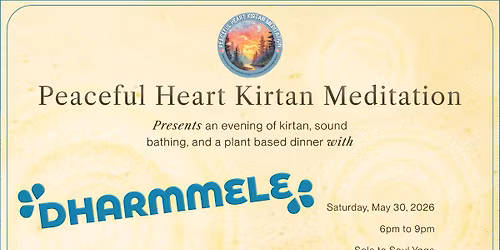 Albany Kirtan Event by Peaceful Heart Kirtan Meditation and Dharmmele
